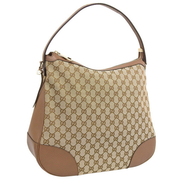 Gucci GG Canvas Shoulder Bag Brown - Picture 1 of 5